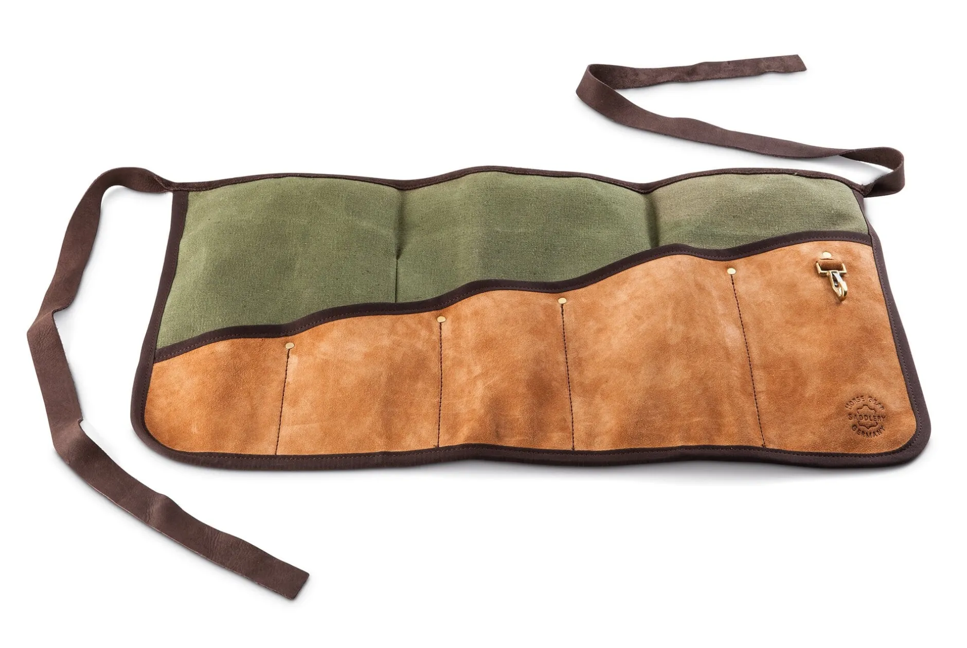 Horse Gear Innovations Werkzeugschürze Leder mit Segeltuch Hot