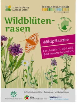 Tausende Gärten – Tausende Arten Wildblumenrasen gebietsheimisch