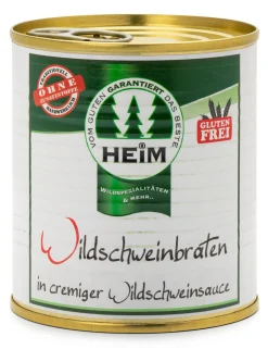 Heim Wildgerichte Wildschweinbraten in cremiger Wildschweinsauce Discount