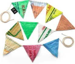 Fair Squared Wimpelkette Upcycling New