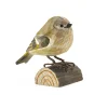 Wildlife Garden Wintergoldhähnchen Lindenholz handgeschnitzt Outlet