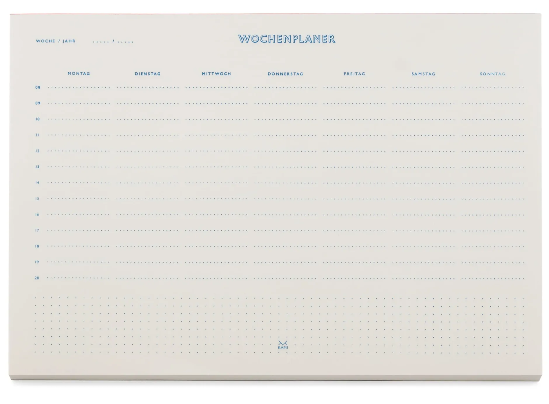 Wochenplaner Kami