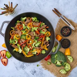 Victoria Wokpfanne Gusseisen