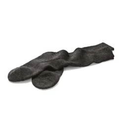 Hirsch Natur Wollsocke mit Walkfilzsohle Anthrazit New
