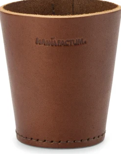 Rathenower Lederwarenfabrik Würfelbecher Rindleder Discount