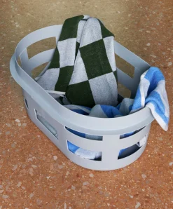 HAY Wäschekorb Laundry Basket, klein Hellgrau Outlet