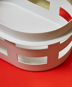 HAY Wäschekorb Laundry Basket, klein Hellgrau Outlet