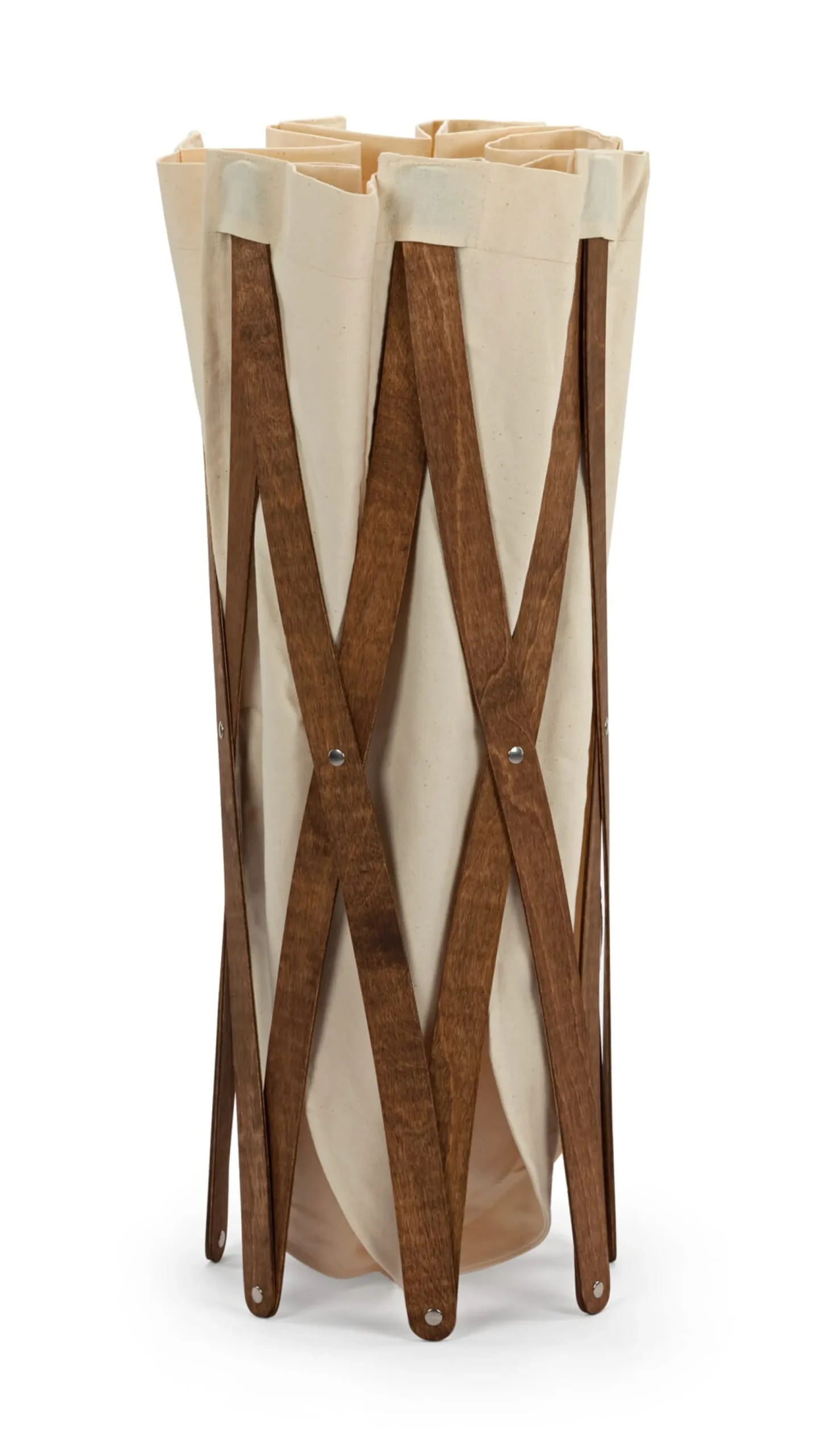 K&M Classics Wäschekorb Walnussholz Natur Sale