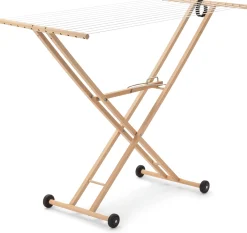 Daniel Hahnemann Wäscheständer Buchenholz mobil Clearance