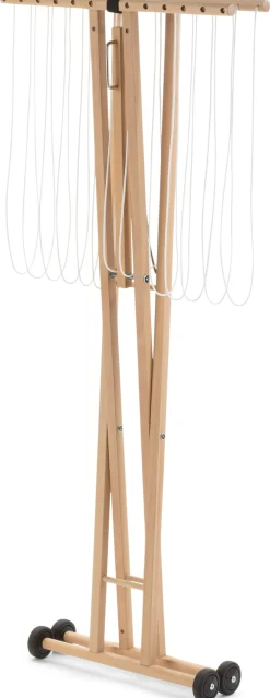 Daniel Hahnemann Wäscheständer Buchenholz mobil Clearance