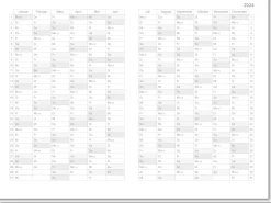 X47 Monatskalender 2026 Clearance