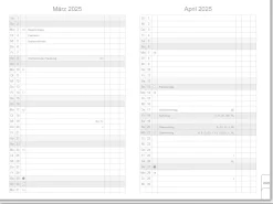 X47 Monatskalender 2026 Clearance