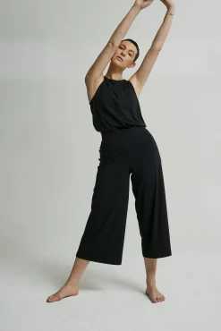 OH OH OM Ethical Sportswear Yoga-Top ärmellos Schwarz New