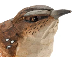 Wildlife Garden Zaunkönig Lindenholz handgeschnitzt Sale